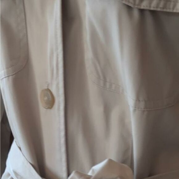 Dockers Khaki Trench Coat Medium - Picture 5 of 9